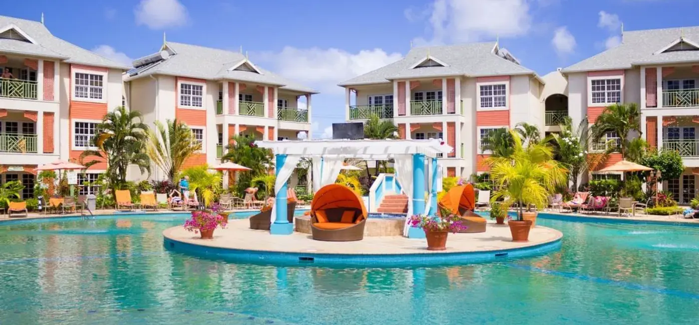 Pool view of Bay Gardens Beach Resort & Spa Rodney Bay, St Lucia